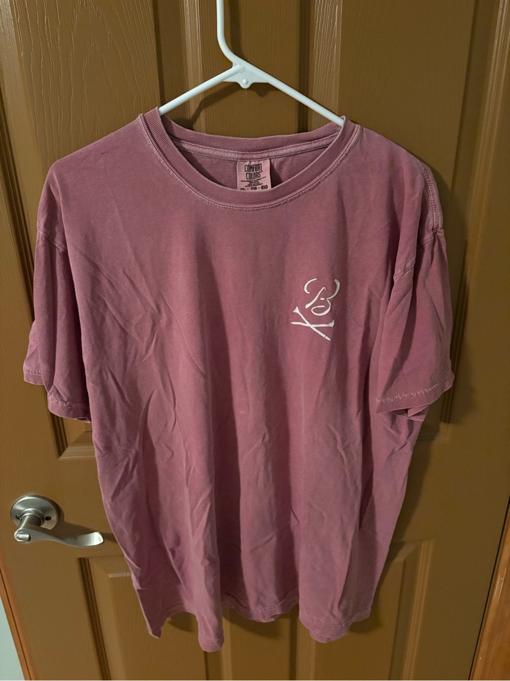 Barstool Comfort Colors Men's Crewneck Tee - Dusty Rose Plum